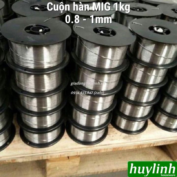 Cuộn dây hàn mig không khí 1kg kích thước 0.8 - 1mm