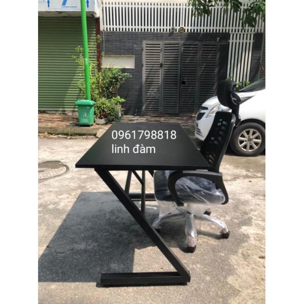 Combo bàn làm việc bàn học chân Z +ghế xoay tựa đầu
