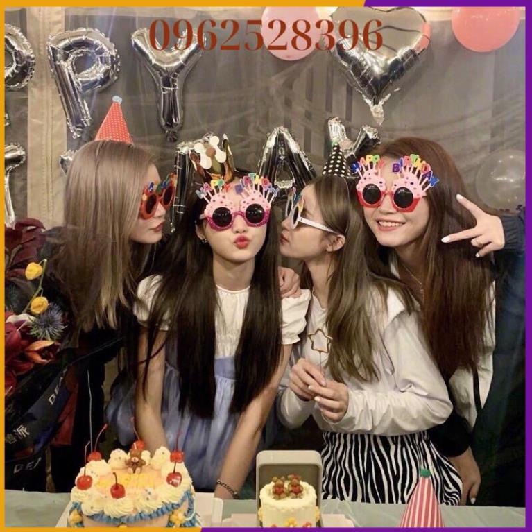 Kính mắt Happy Birthday dễ thương đạo cụ chụp hình hot nhất hiện nay, trang trí sinh nhật, party