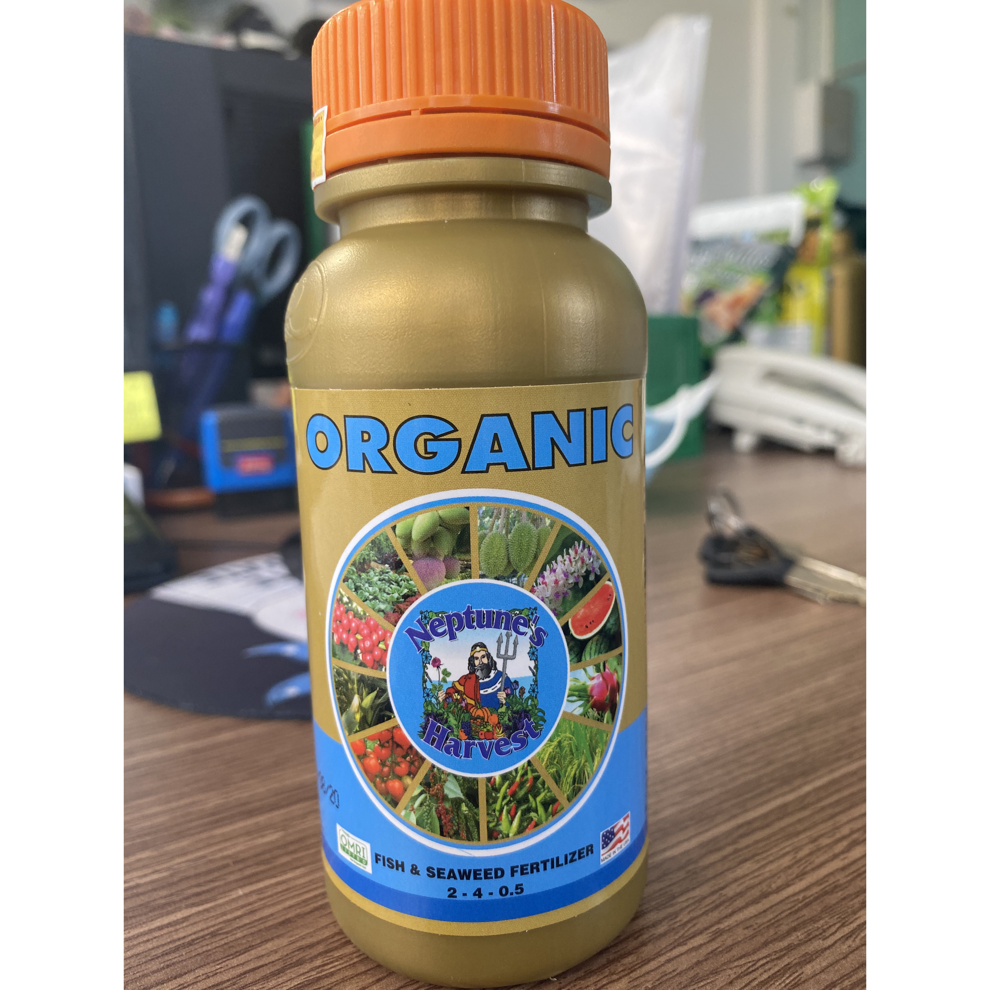 PHÂN BÓN LÁ NEPTUNE'S HARVEST FISH SEAWEED, CHIẾT XUẤT TỪ ĐẠM CÁ VÀ TẢO BIỂN, NHẬP KHẨU TỪ MỸ