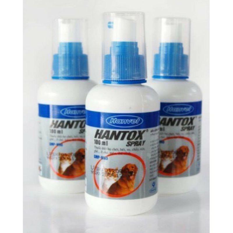 Hantox xịt ve rận cho chó mèo