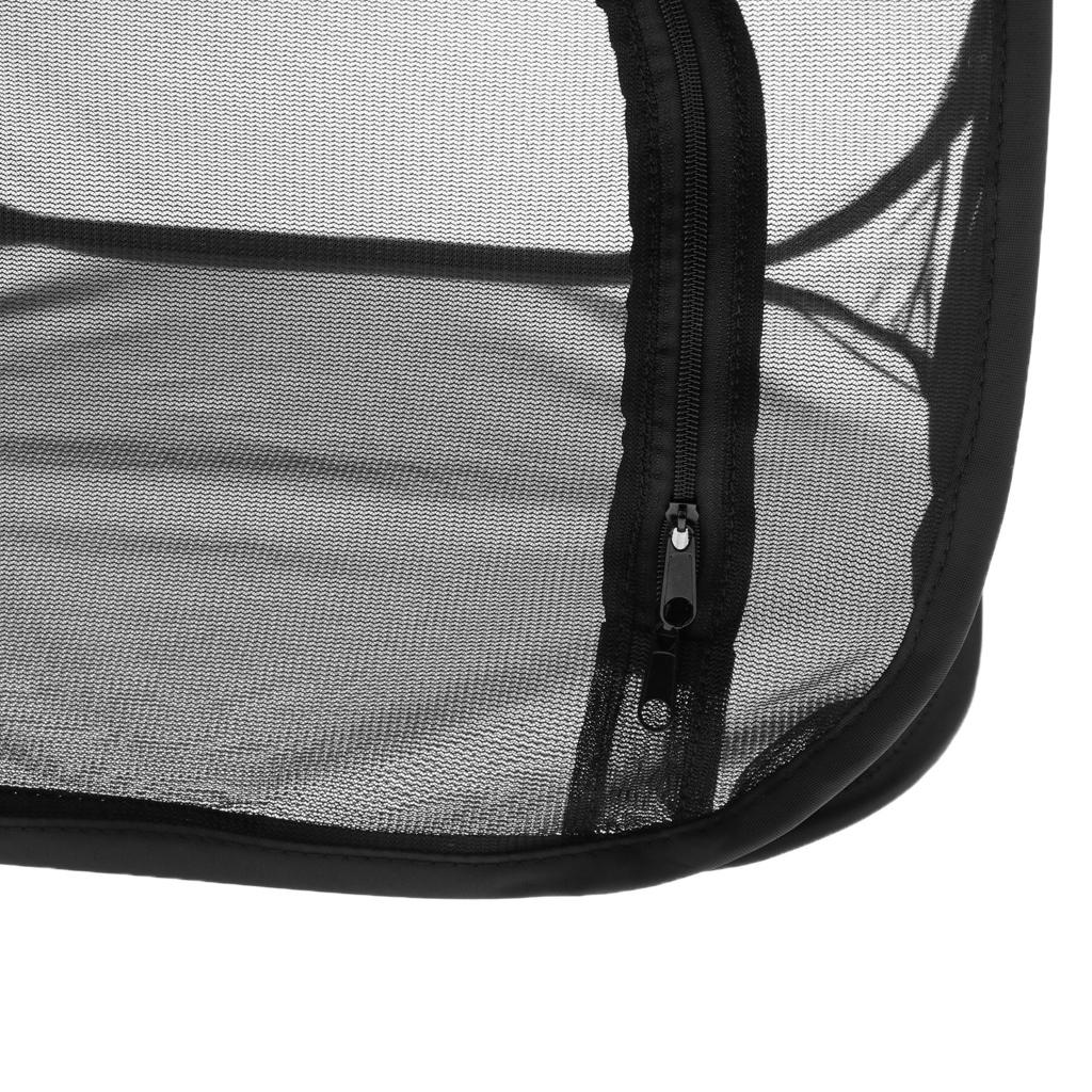 Foldable Insect And Butterfly Habitat Net Terrarium Breeding Cage Black