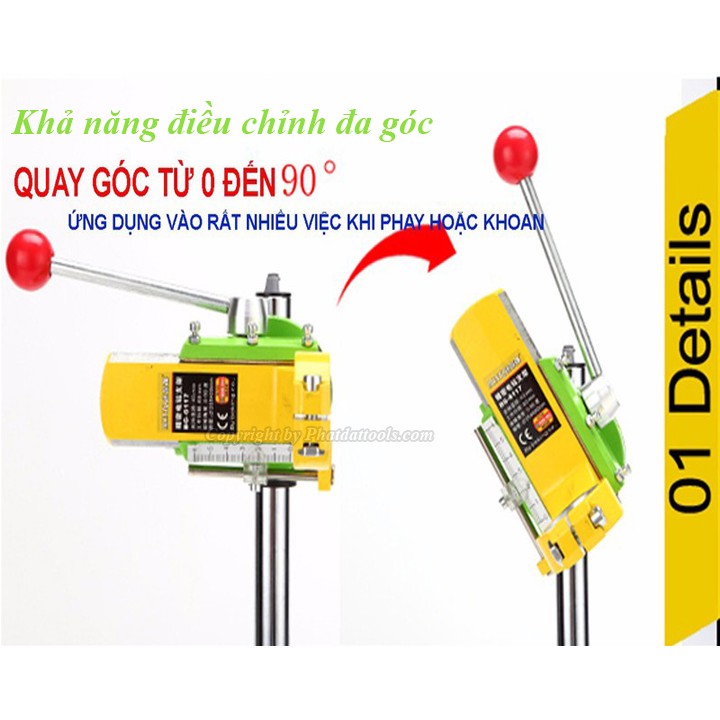 Khung gắn máy khoan cầm tay thành máy khoan bàn cao cấp