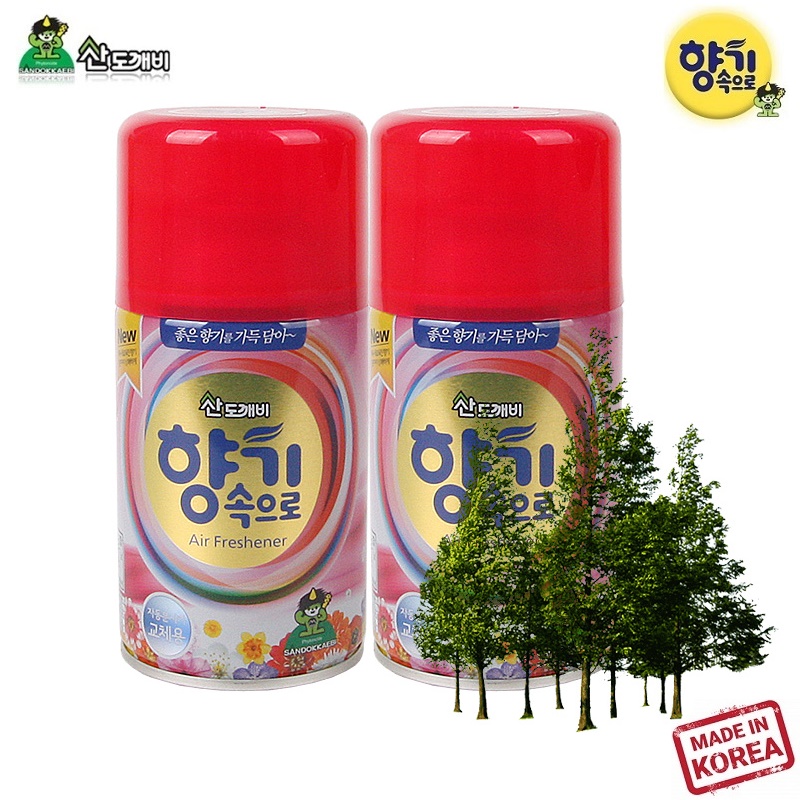 Chai xịt thơm phòng khử khuẩn, khử mùi hôi Sandokkaebi 300ml - Hàng Hàn Quốc nhập khẩu | Made in Korea