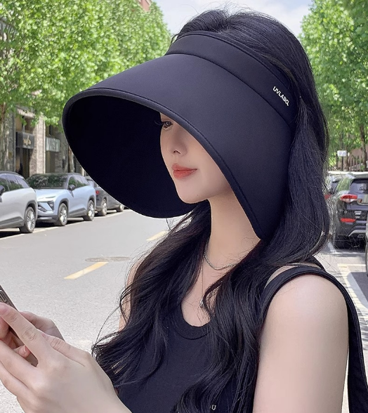 Mũ rộng vành chống nắng chống tia UV mái vòm cao cấp mới, nón nữ đi nắng đi biển thời trang