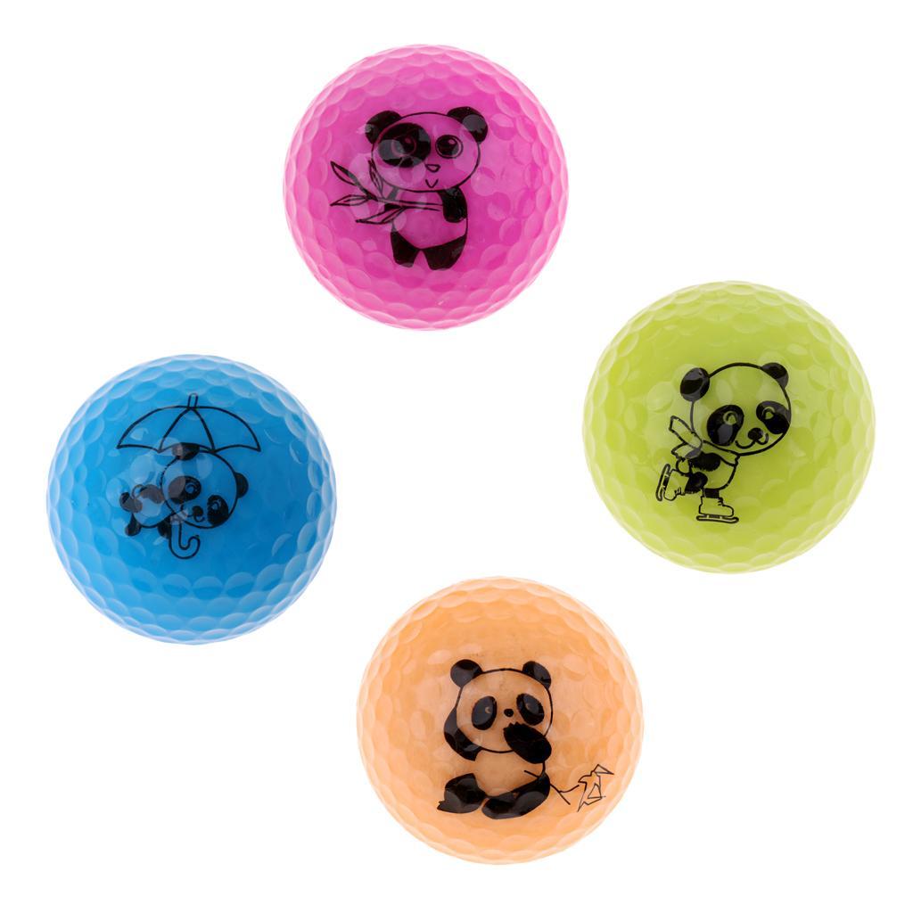 Golf Driving Range Practice Ball Double Layer Golf Ball Cute Panda