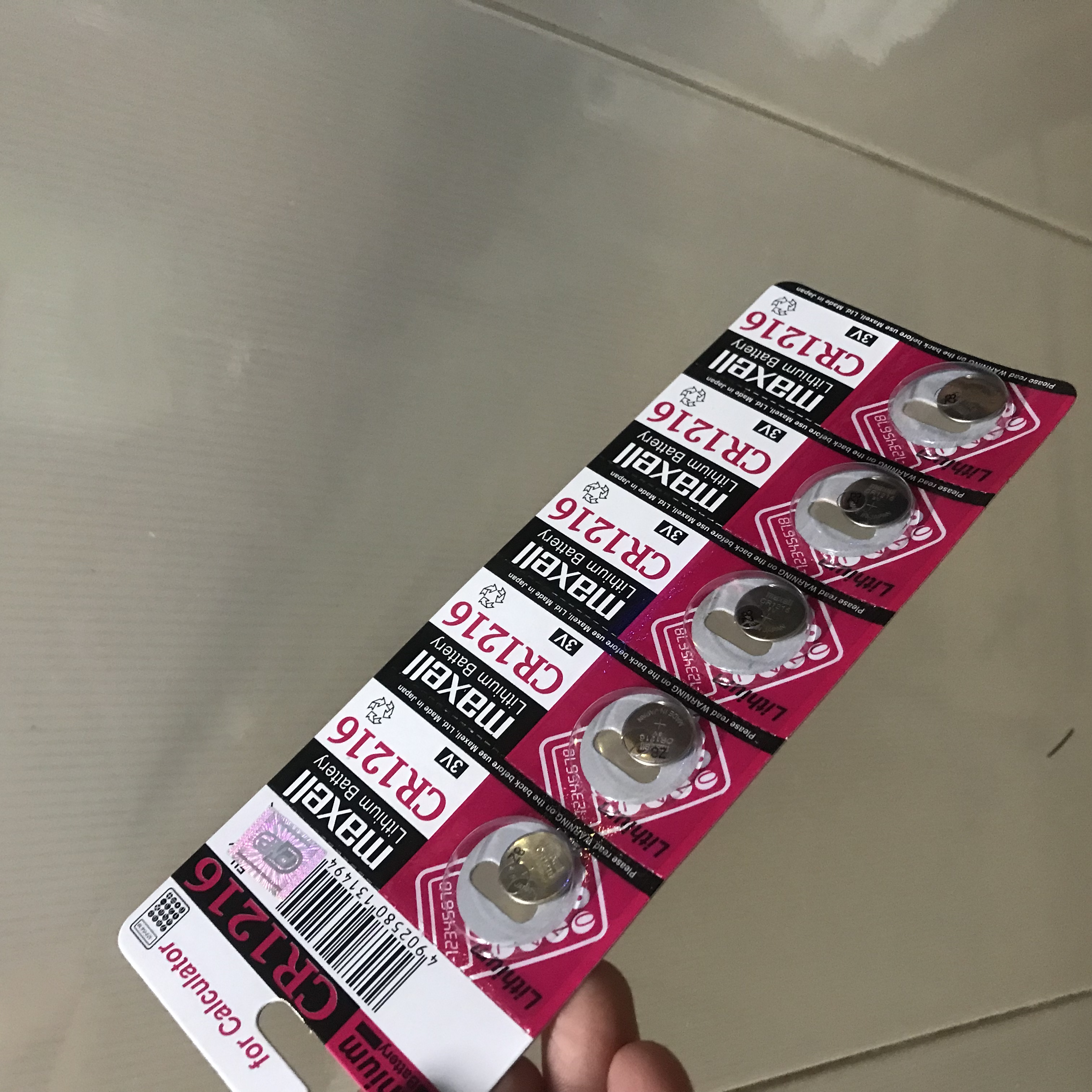 Pin MAXELL CR1216 nhập khẩu Nhật Bản