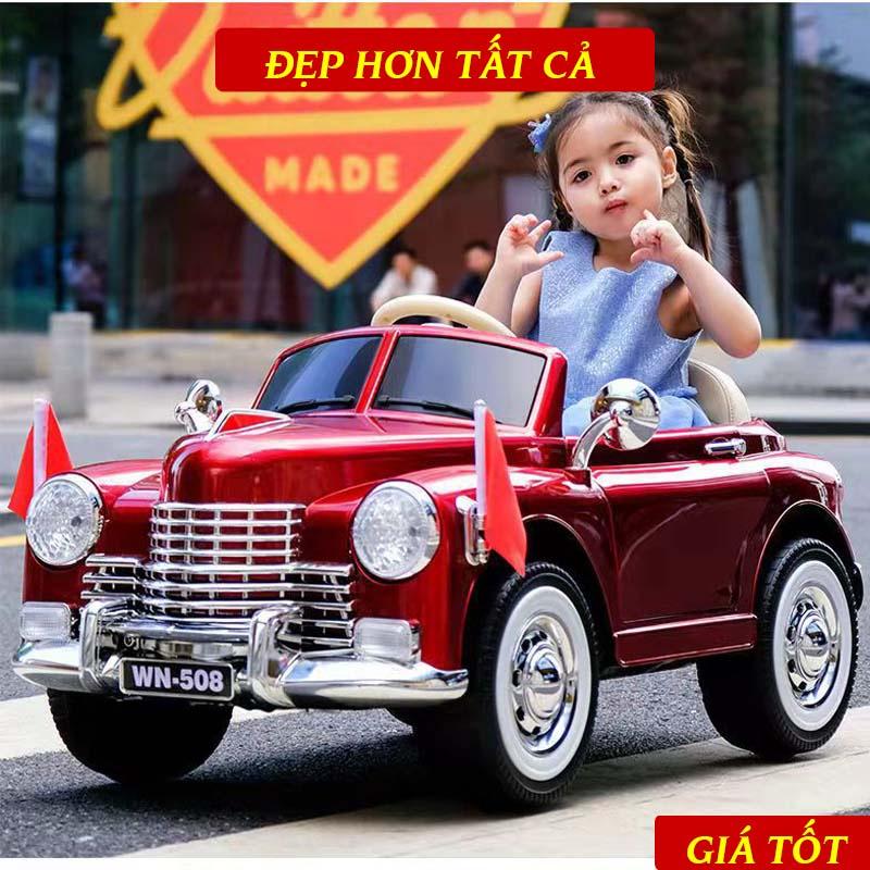 Xe Ô Tô Điện Trẻ Em SYB-118 Cho Bé Đầy Đủ Đèn, Nhạc, Tự Lái &amp; Điều Khiển Từ Xa