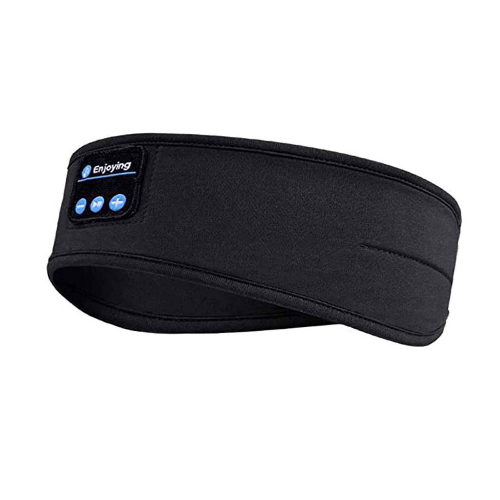 BT Music Soft Warm Hair Band with Stereo Headphone Headset Speaker Wireless Mic Hands-free for Men Women Gift