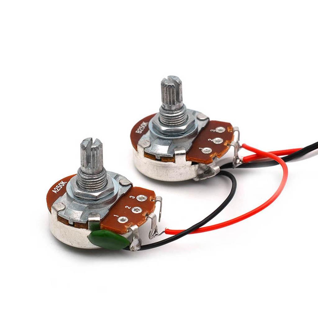 2X Bass Wiring Harness Prewired   Pots 1V1T   Musical Instrument Parts