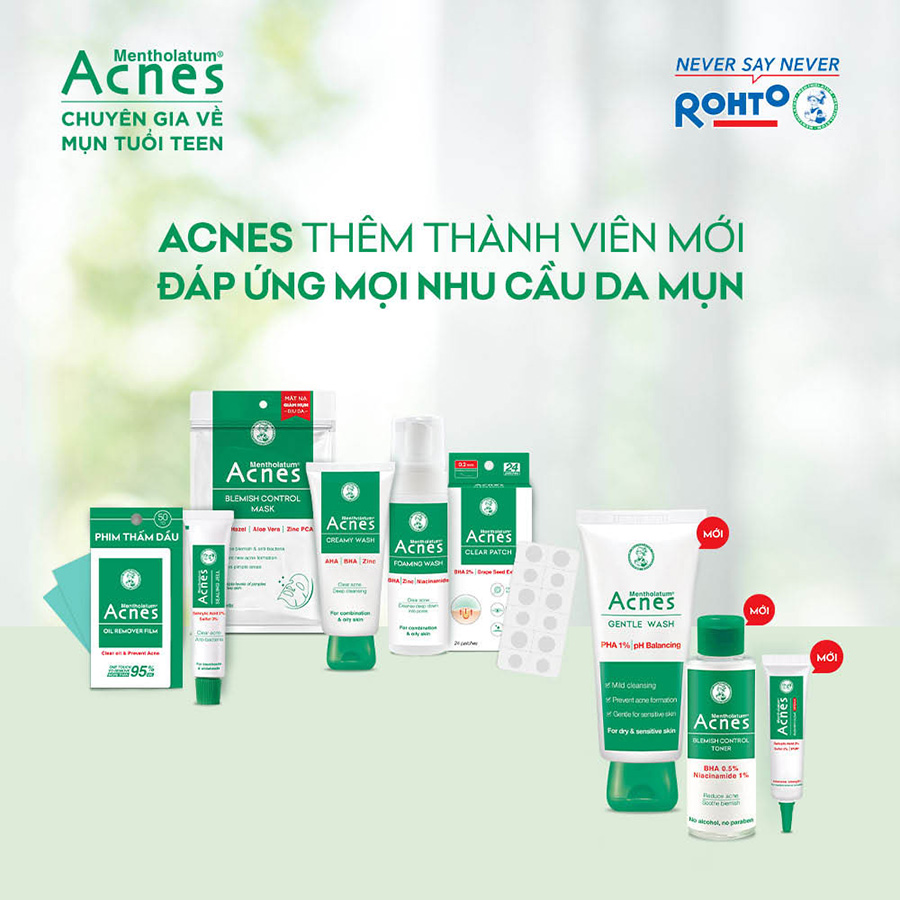 Toner giảm mụn dịu da Acnes Blemish Control Toner 100ml