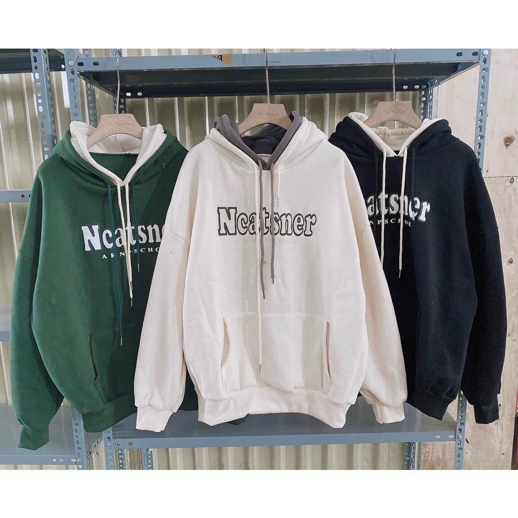 ÁO HOODIE - ÁO KHOÁC NỈ NGOẠI Dây full zip (Ảnh Thật) HOOIDE MỚI in chữ Ncatsner