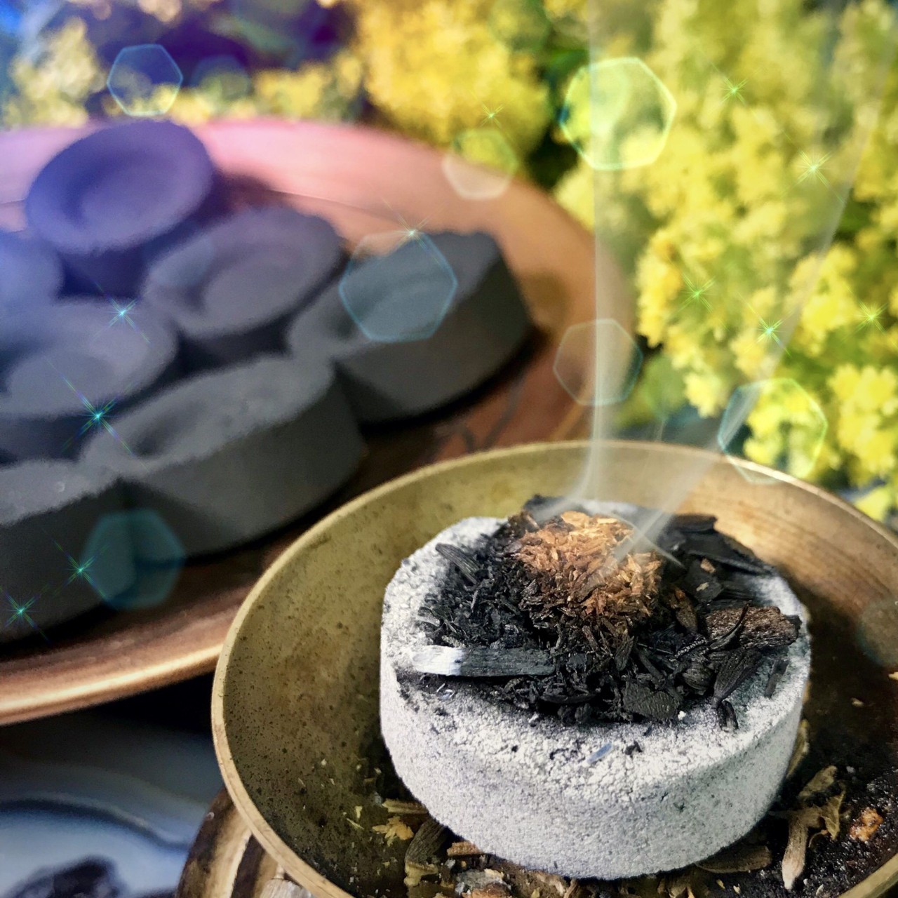 Xô thơm trắng nguyên cành, lá