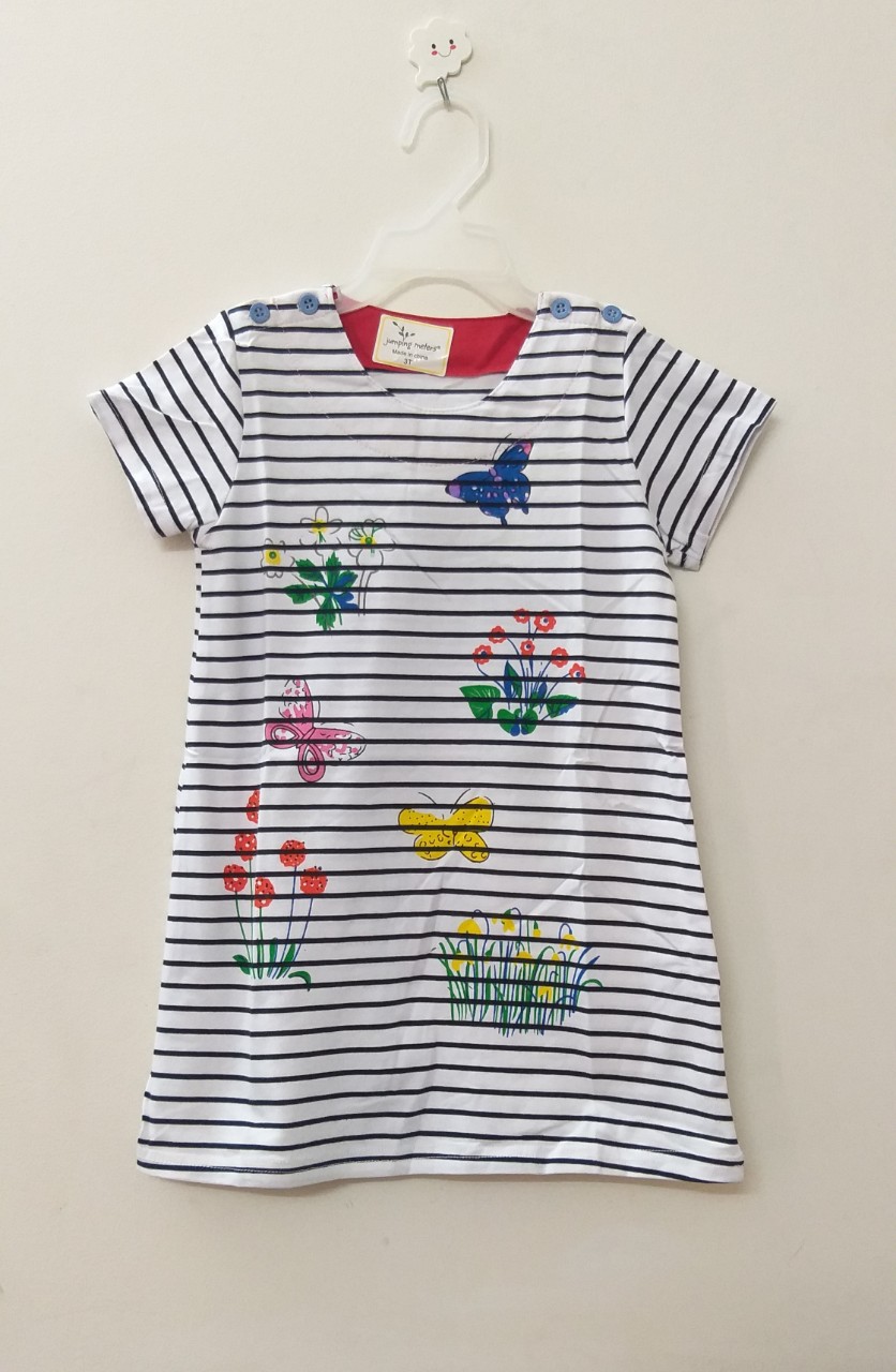 Xả lẻ size:Váy kẻ Quảng Châu cao cấp size 1-6T