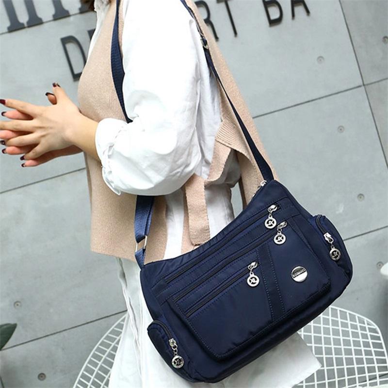 Phụ Nữ Mới Túi Nylon Chống Thấm Nước Sứ Giả Túi Xách Cho Nữ Đeo Chéo Túi Đeo Vai Cổ Cầm Tay Cao Cấp Đa Năng