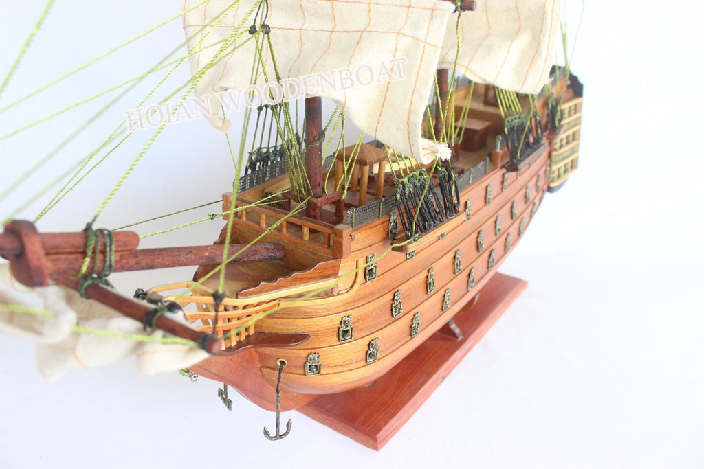 Mô hình thuyền buồm gỗ HMS Victory 50cm - wooden ship