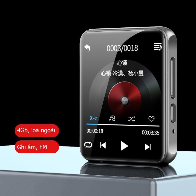 Máy nghe nhạc lossless, thể thao, loa Ngoài, Ruizu S18 (X61) (4Gb, Không Bluetooth)- Hàng chính hãng