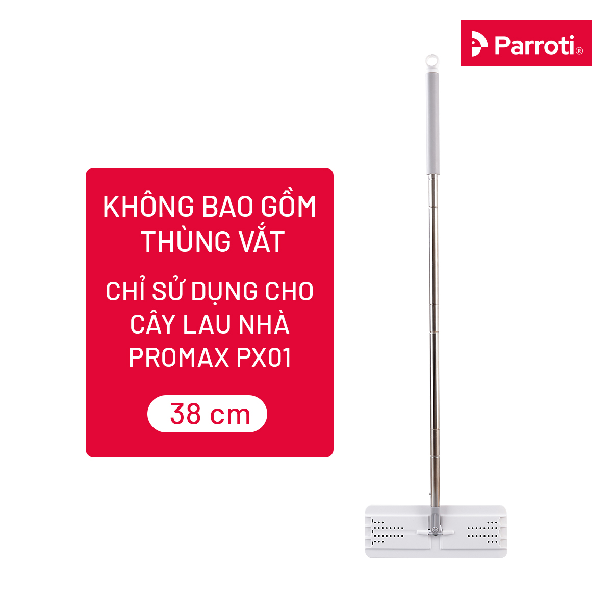 Cây lau nhà thay thế bộ lau nhà PX01 (Không bao gồm thùng vắt) - Parroti MOP-PX01