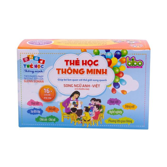 Bộ thẻ học thông minh 16 chủ đề cho bé