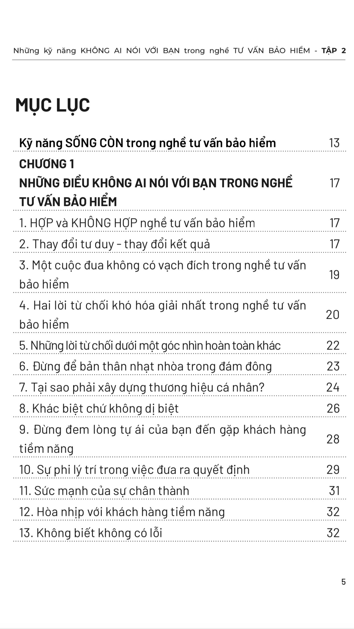 Tập 2 - Những Kỹ Năng Không Ai Nói Với Bạn Trong Nghề Tư Vấn Bảo Hiểm