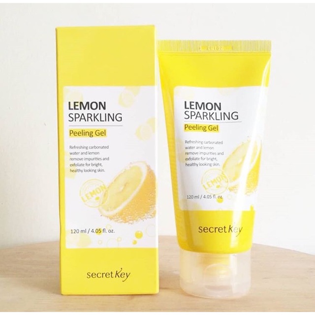 Gel Tẩy Tế Bào Chết Secret Key Chiết Xuất Chanh Làm Sáng Da Secret Key Lemon Sparkling Peeling Gel 120ml