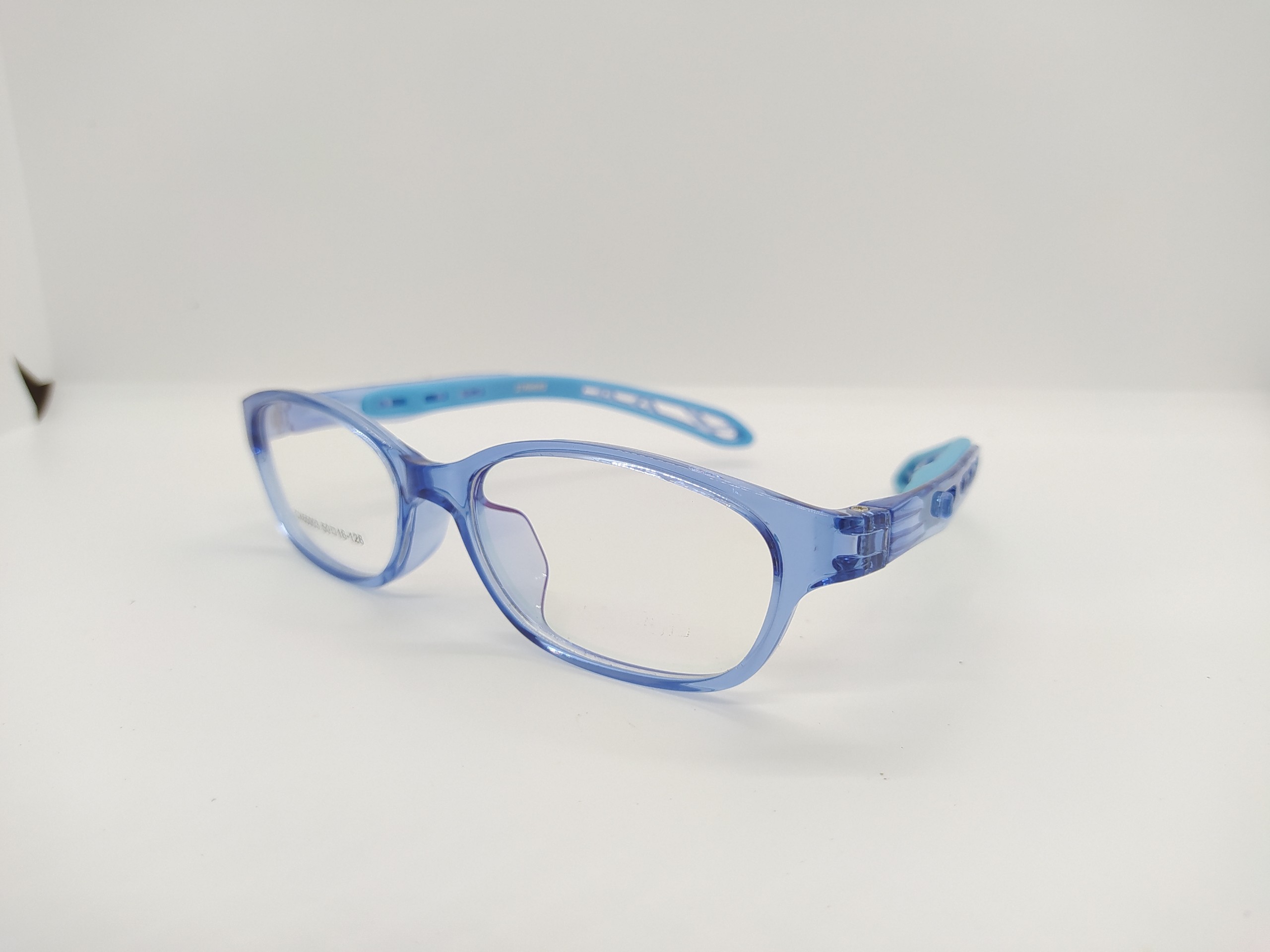 Gọng Kính Trẻ Em Nhựa Silica-Gel CX65003-C9-1-Xanh