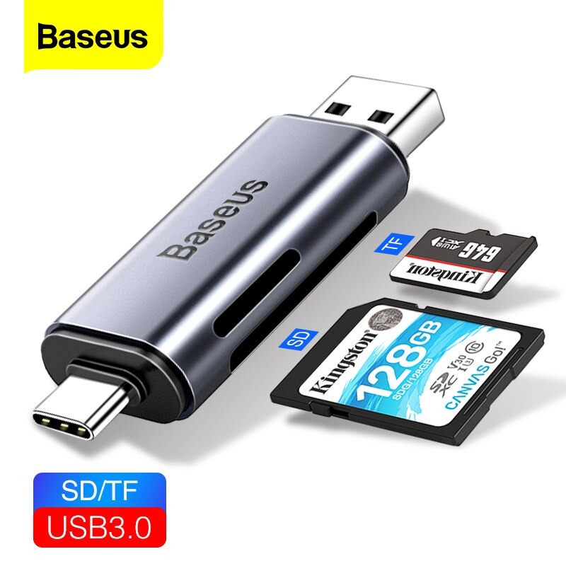 Đầu đọc thẻ nhớ đa năng Baseus Lentil Cabin Card Reader - Hàng chính hãng