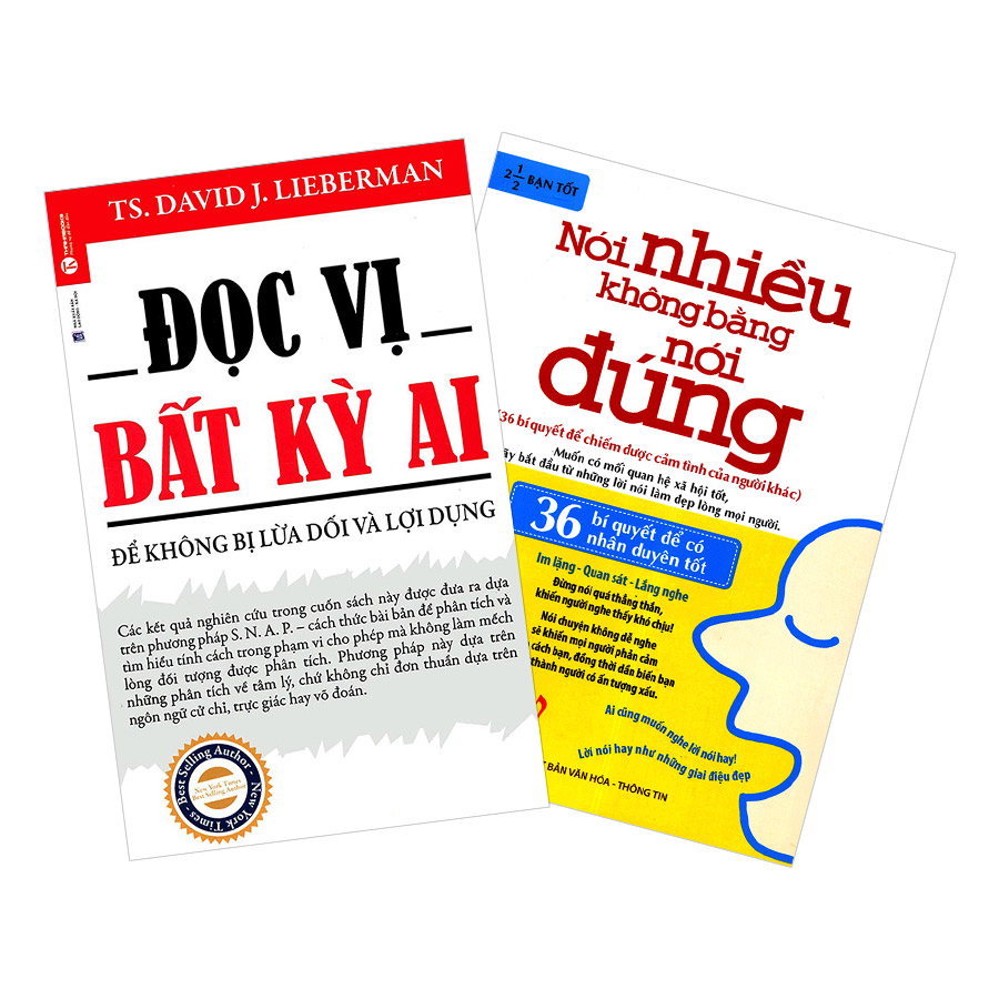 Combo Đọc Vị Bất Kỳ Ai + Nói Nhiều Không Bằng Nói Đúng