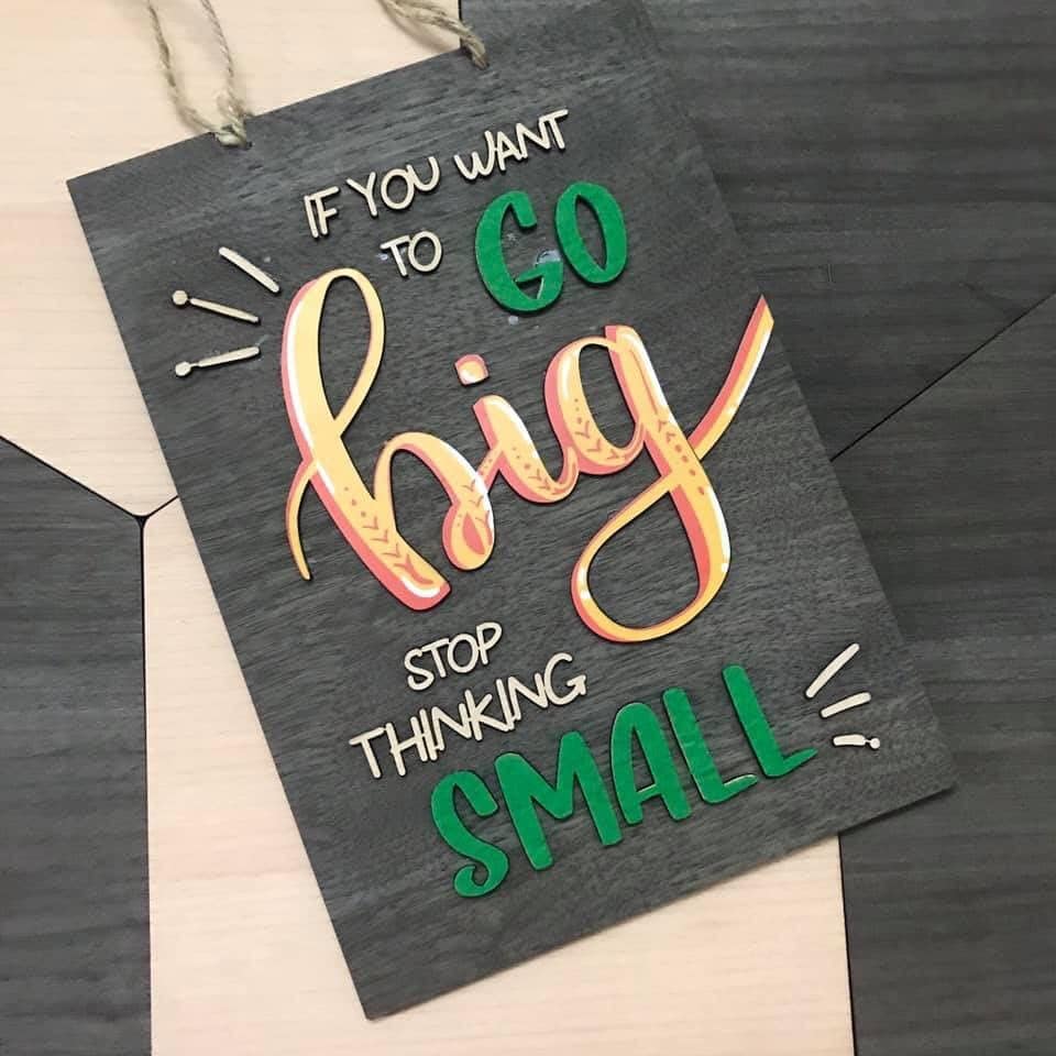 Bảng gỗ trang trí handmade 046
