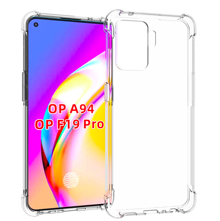 Ốp lưng dẻo trong chống sốc bảo vệ camera dành cho OPPO A94 - hàng nhập khẩu