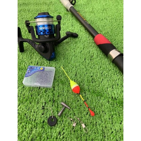 Bộ cần máy rút shimano tặng kèm phụ kiện
