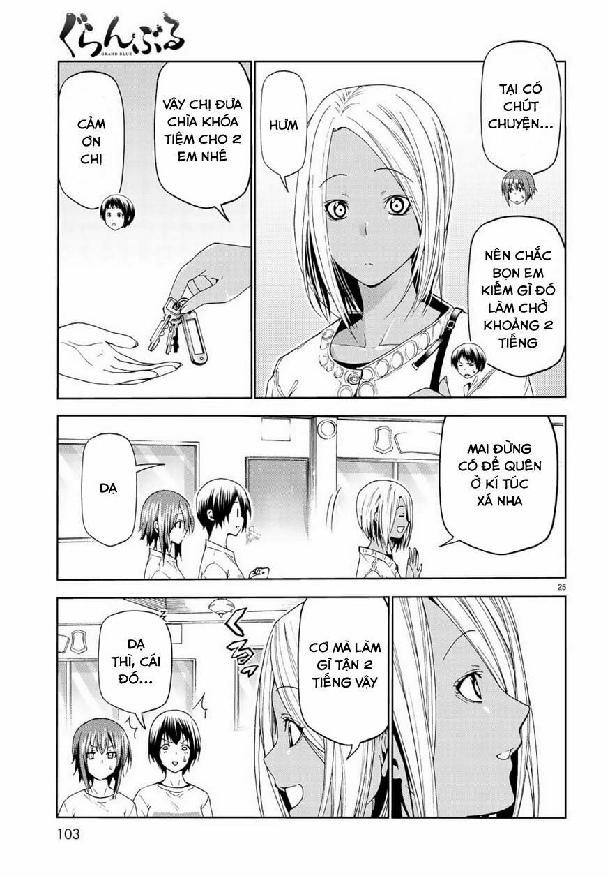 cô gái thích lặn - grand blue chapter 55 25