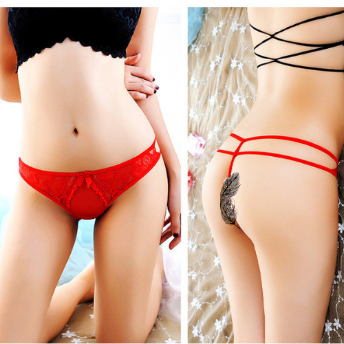 Combo 2 quần lót nữ lọt khe ren lưới dây mảnh cực quyến rũ  LYEQ034