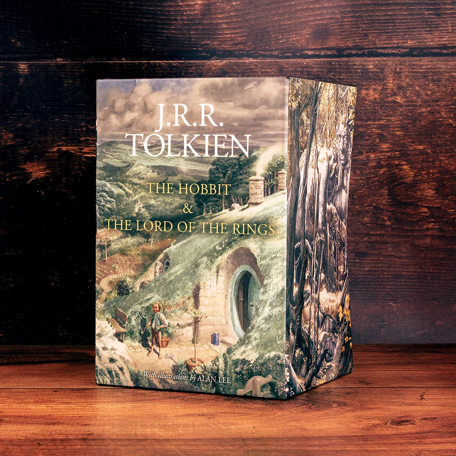 The Hobbit &amp; The Lord of the Rings Boxed Set Hardcover – Illustrated