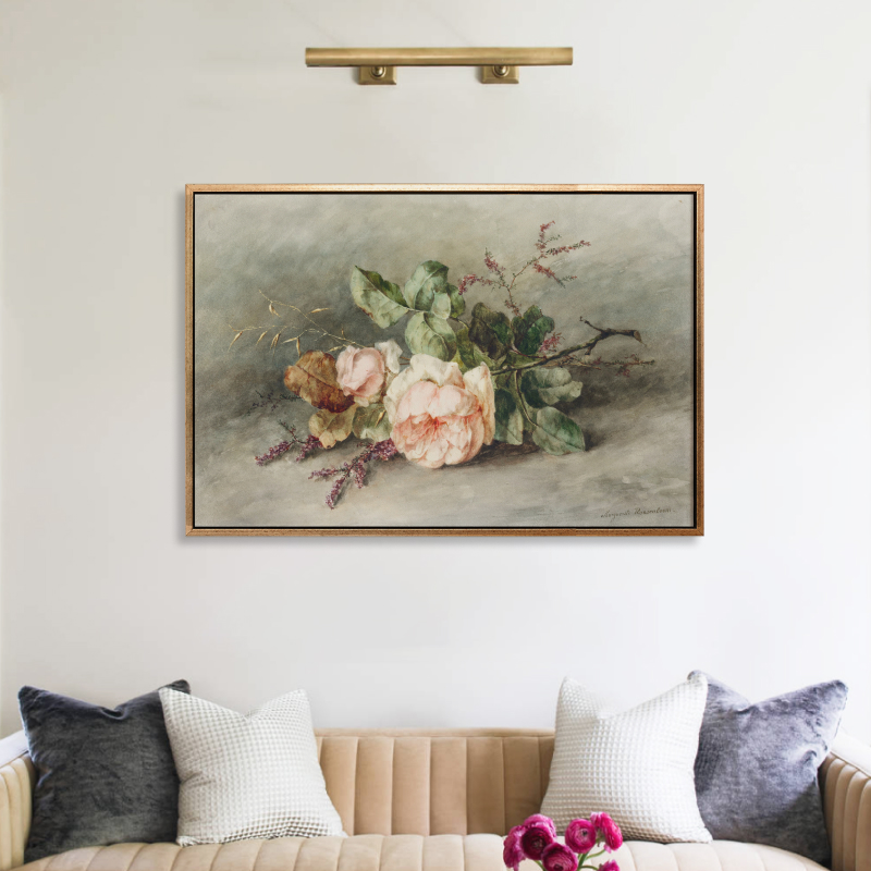 Tranh in canvas trang trí treo tường danh hoạ nổi tiếng thế giới &quot;ROZEN&quot; 60 x 80cm