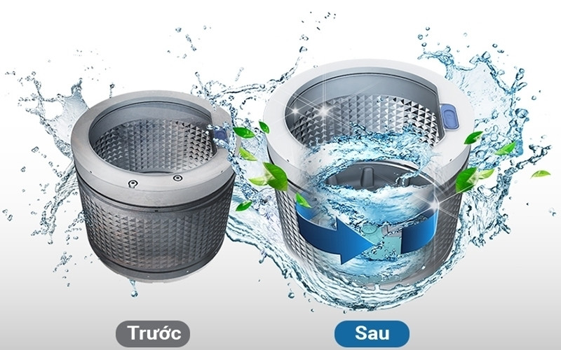 Túi Bột Làm Sạch Vệ Sinh Lồng Máy Giặt 450G Cho Máy Giặt Cửa Trên, Cửa Dưới