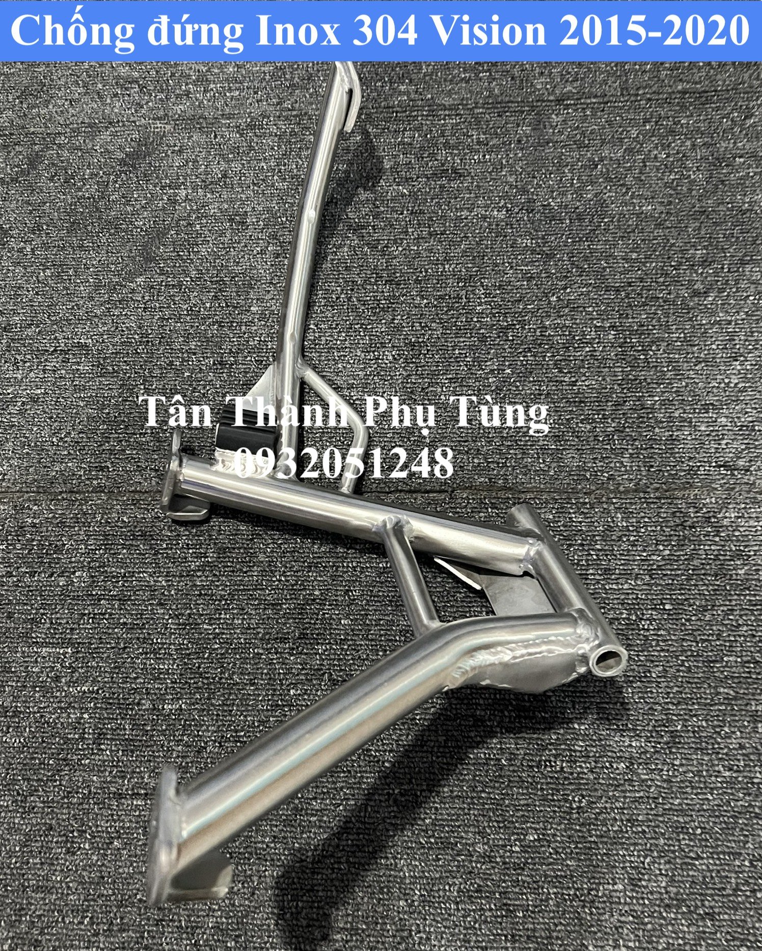 Chống đứng Inox 304 gắn dành cho Vision 2015-2020