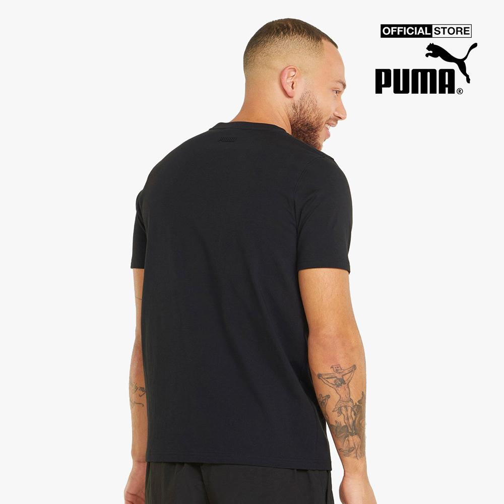 PUMA - Áo thun nam cổ tròn ngắn tay Qualifier Basketball 532106-12