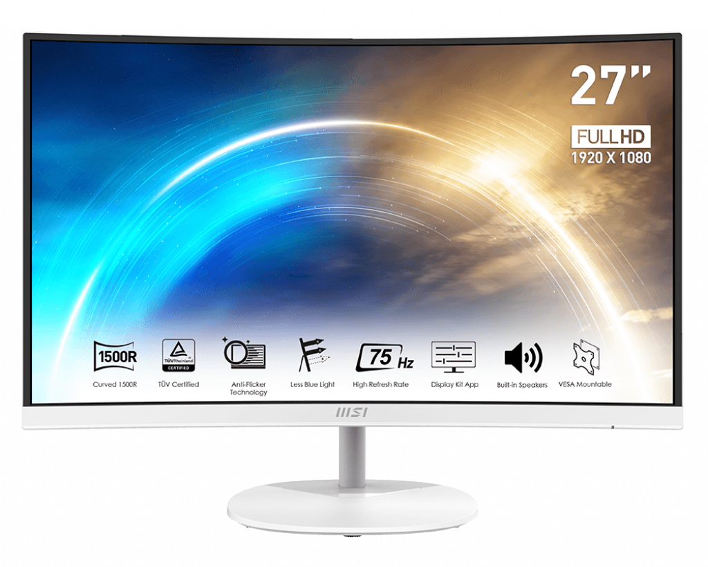 Màn hình cong MSI PRO MP271C / MP271CW 27 Inch (FHD/VA/75Hz/1ms) - Hàng chính hãng