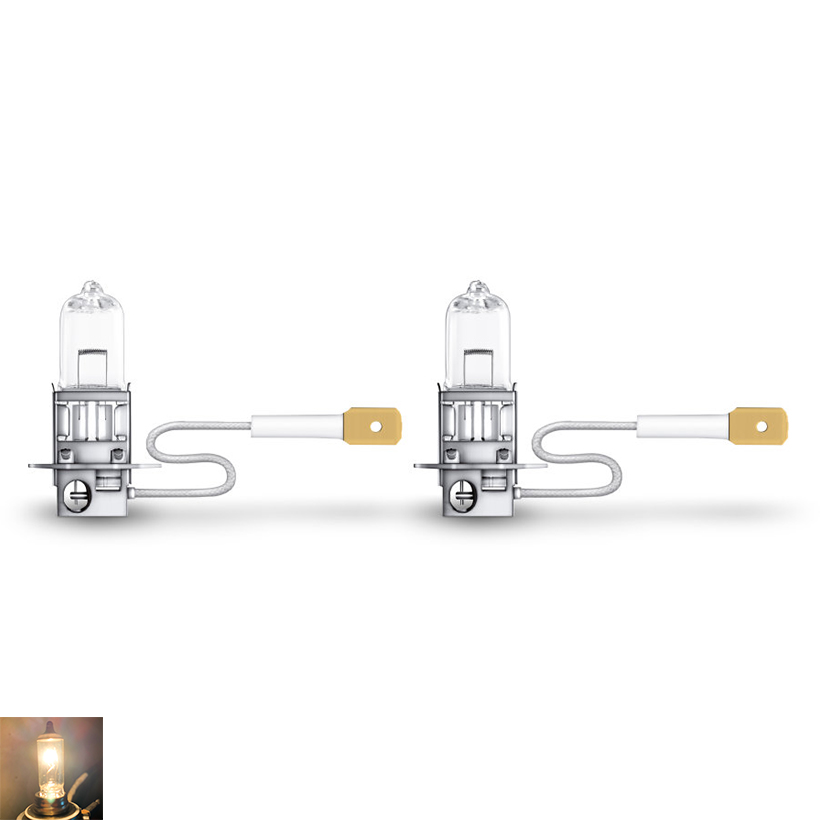 Combo 2 Bóng Đèn Halogen Tăng Sáng 100% OSRAM Truckstar Pro H3 24V 70W