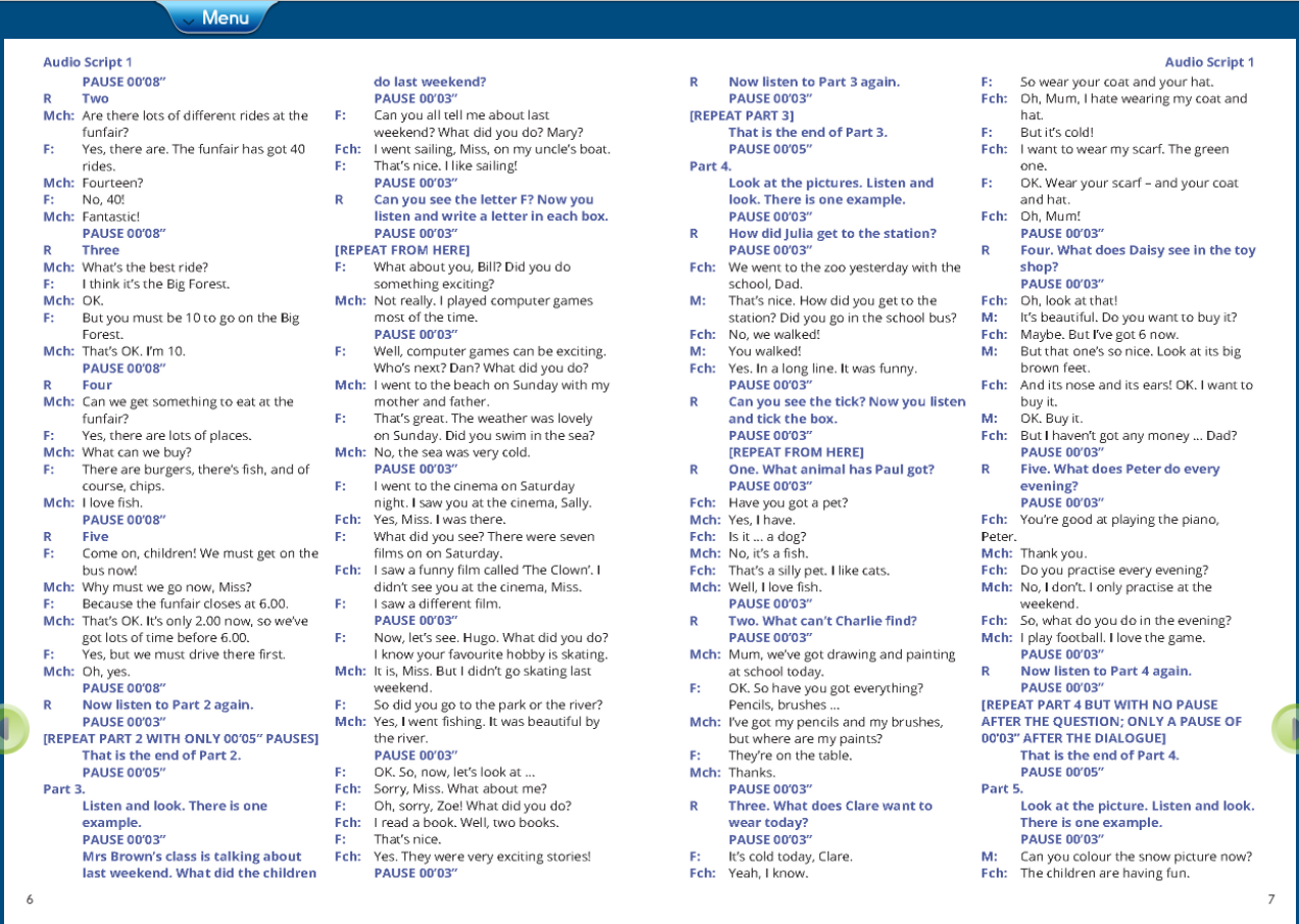 CYLET Practice Tests Pre A1 Movers Sách giáo viên điện tử
