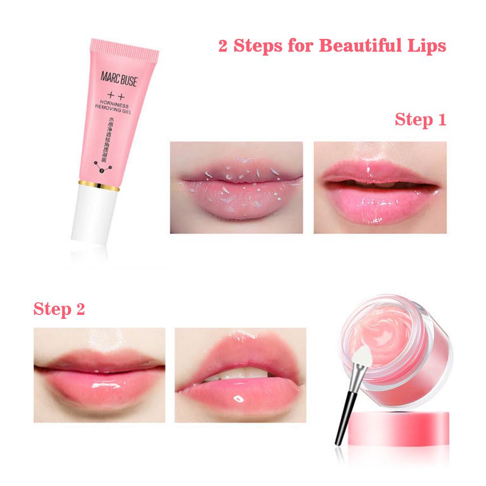 Bộ chăm sóc môi 2 trong 1 gồm mặt nạ môi và son dưỡng môi