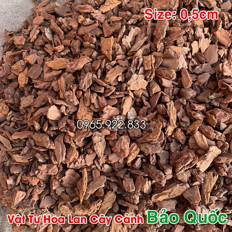 Vỏ thông nhỏ 0,5cm vụn ngô đã xử lý cực đẹp