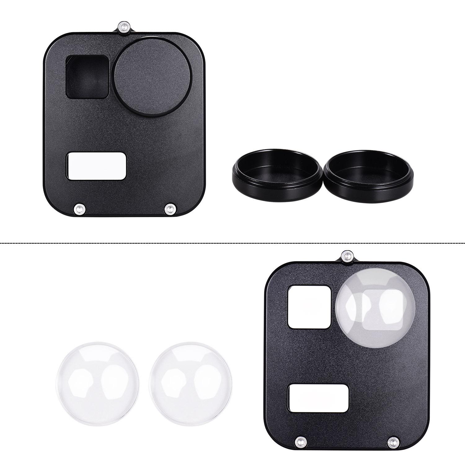 Lồng bảo vệ bằng kim loại cho camera chống xước, chống nước, Tương thích với Camera GoPro Max