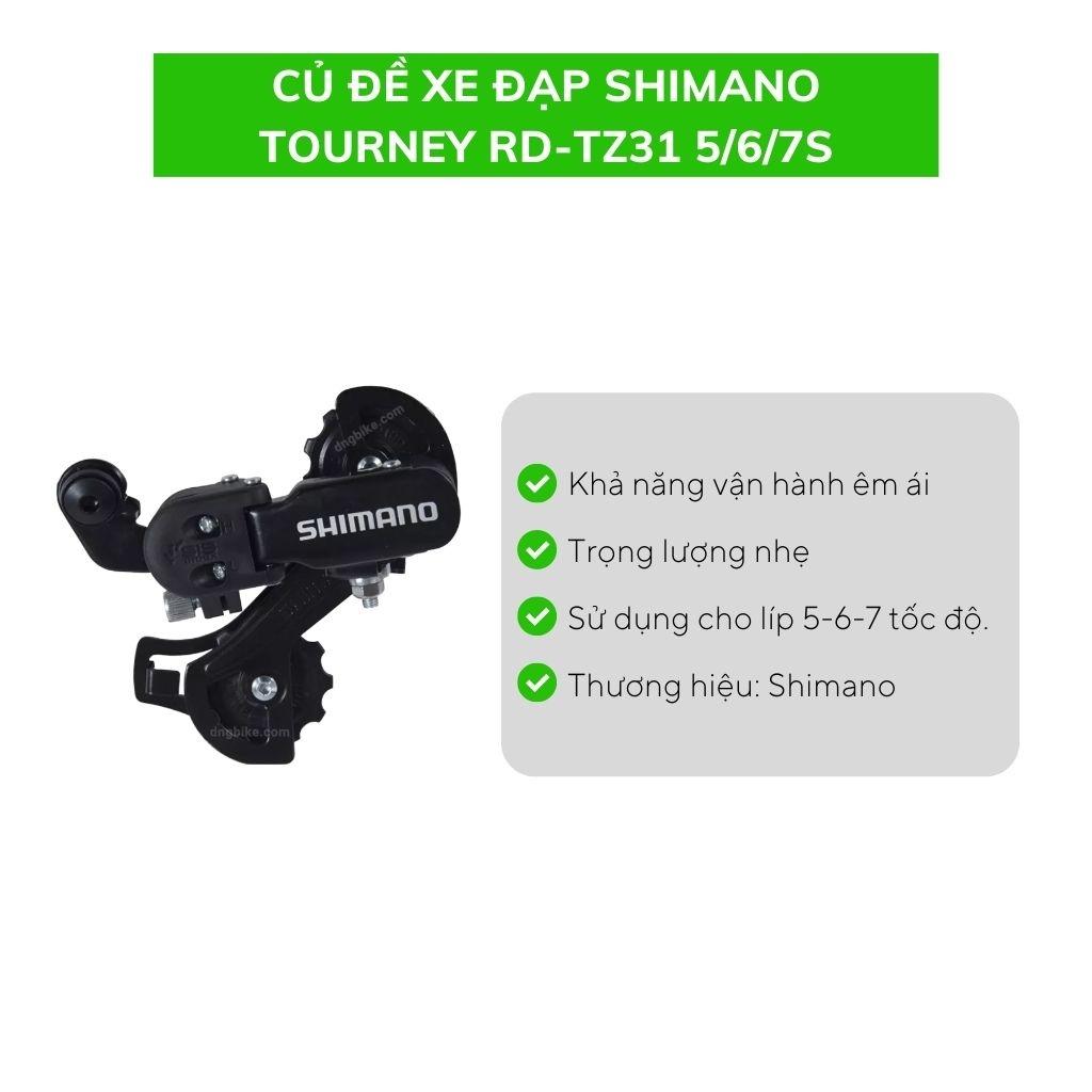 Củ đề xe đạp SHIMANO TOURNEY RD-TZ31 5/6/7S