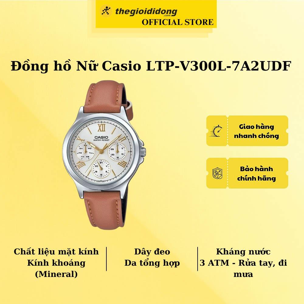 Đồng hồ Nữ Casio LTP-V300L-7A2UDF - Hàng Chính Hãng