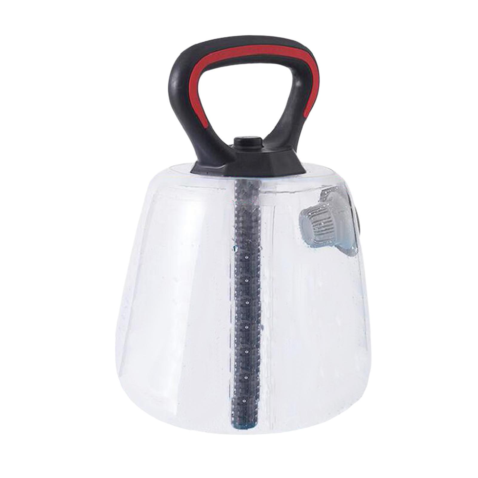 Water Filled Kettlebell, Weight Lifting Adjustable, Core Training Water Bottle Kettle, Bells Exercise for Full body Men Workout Household