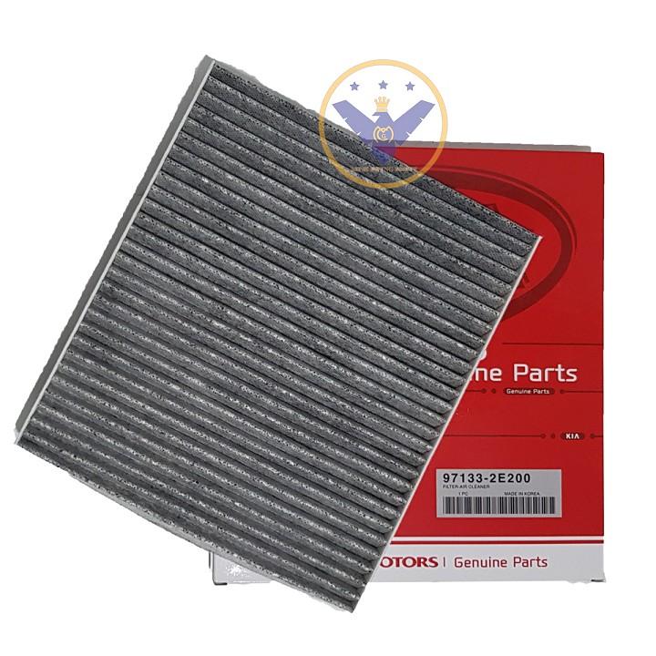 COMBO 2 chiếc lọc gió máy lạnh than hoạt tính Kia Carens, Forte, Rio, Sportage, Soluto, Accent