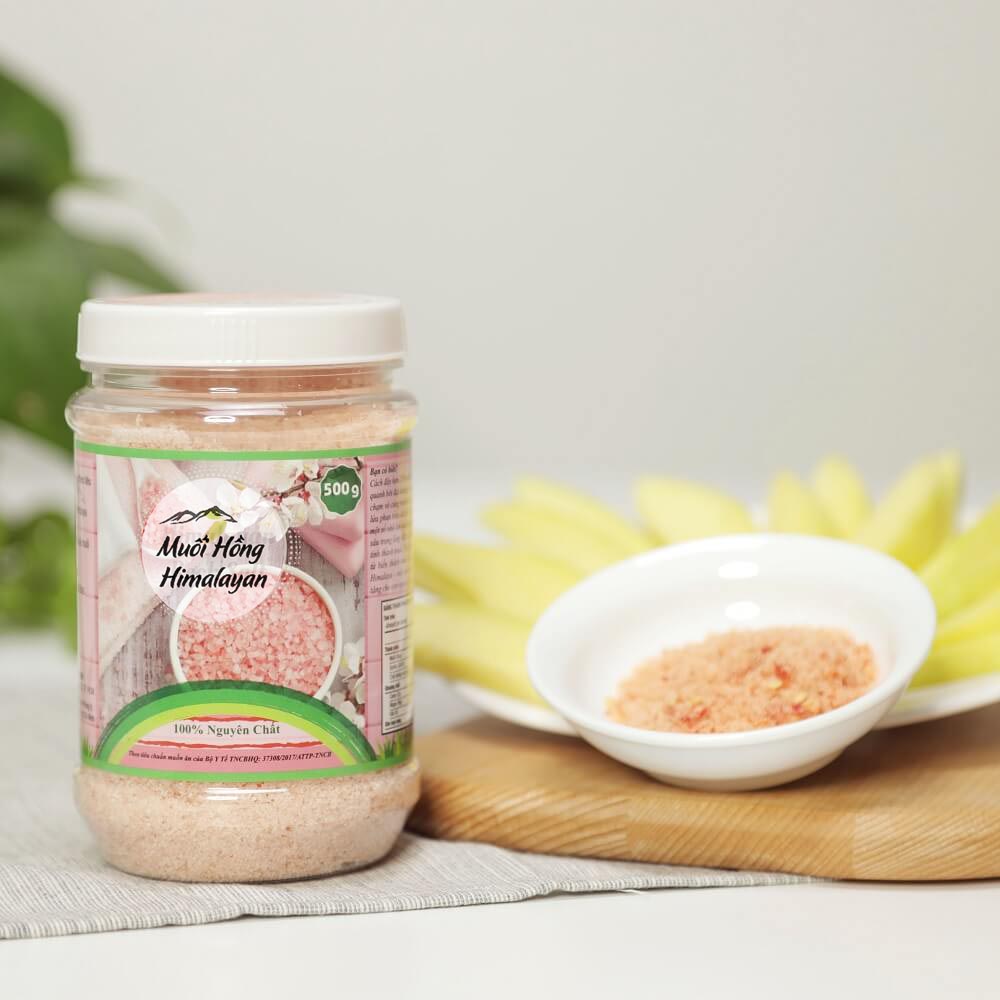 Muối Hồng Himalaya Dạng Nhuyễn (500g) – Theo Tiêu Chuẩn Muối Ăn Bộ Y Tế