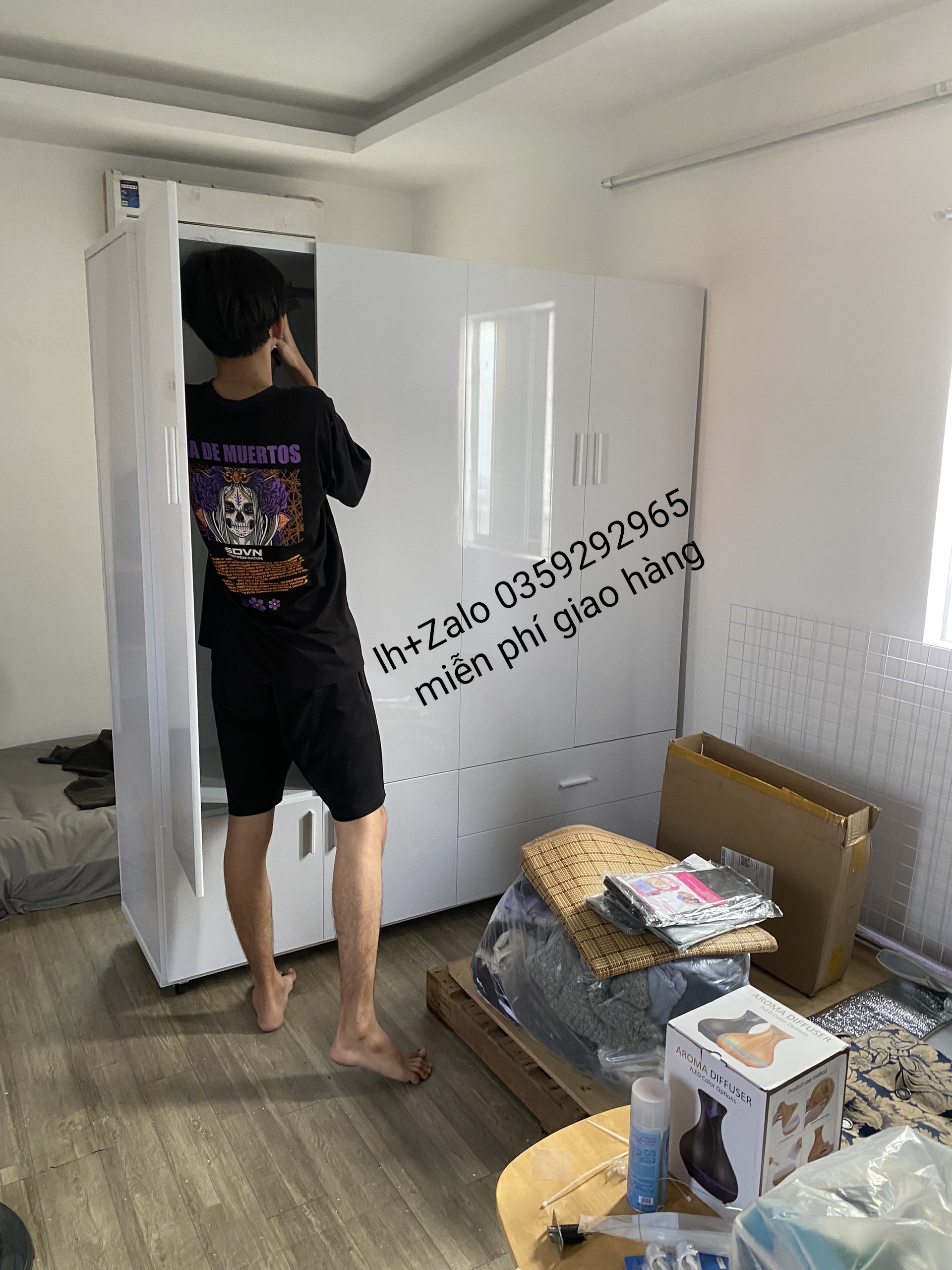 Tủ nhựa đài Loan 4 cánh